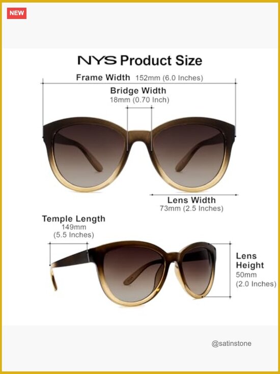 Oversized Cat Eye Sunglasses - Lightweight - Retro Trendy 100% UV Protection main image 2